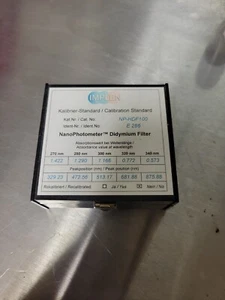 Implen NanoPhotometer Didymium Filter NP-HDF100  E286 Calibration Standard - Picture 1 of 2