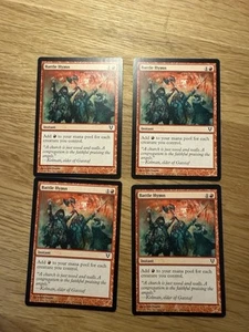 4x Battle Hymn - Playset - Avacyn Restored NM Unplayed- Magic The Gathering - Picture 1 of 1