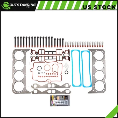 ?Head Gasket Bolts Set For 96-02 CHEVROLET EXPRESS 2500 5.7L V8 OHV VIN R Vortec - Imagem 1 de 4