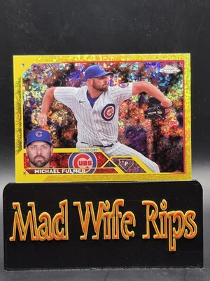 Actualización cromada Topps 2023 #USC183 Michael Fulmer Yellow Speckle # 41/75 Cubs Foto 1 de 4