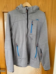 Softshelljacke CMP Größe 54 / XL In Grau mit blau Top Zustand - Bild 1 von 4