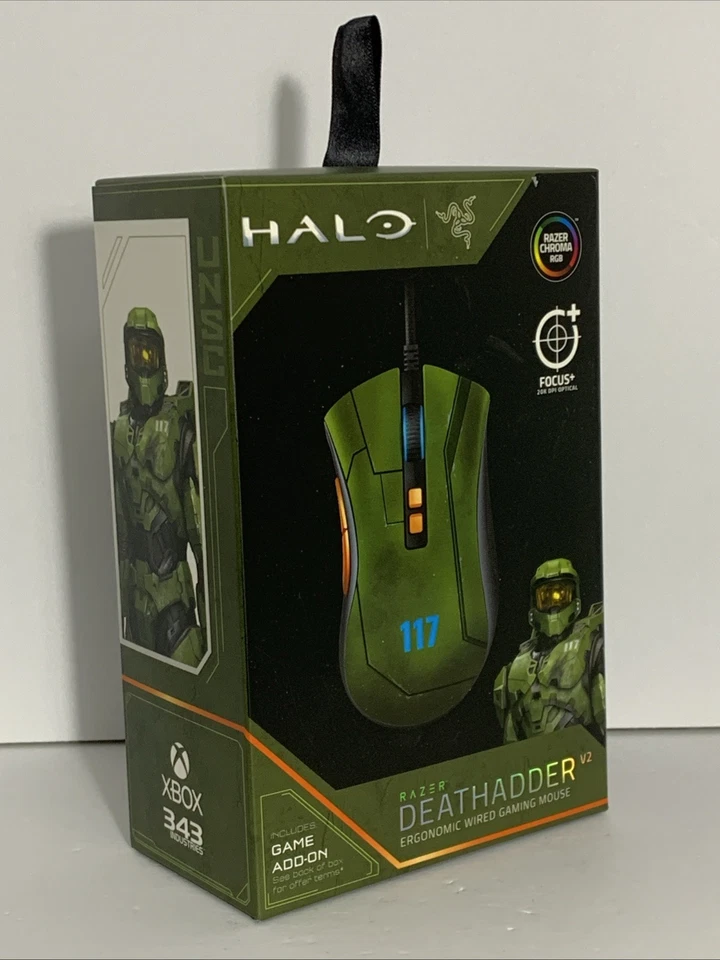 Razer DeathAdder V2 Wireless Gaming Mouse - Halo Infinite