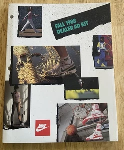 Vintage NIKE Catalog 1988 Dealer Ad Kit Sneakers Air Jordan And More - Picture 1 of 14