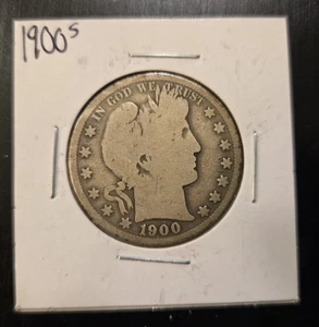 1900 = USA Barber/Liberty Half Dollar 0,900 Silber, guter Zustand - Bild 1 von 2