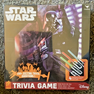 Star Wars Trivia Game 650+ Questions 4 Lightsaber Puzzles ..Gift Quality-SW - Image 1 of 2