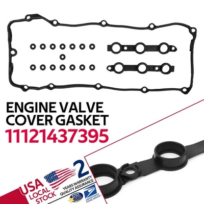 Juego de juntas de cubierta de válvula para BMW 325i 325is 525i 525iT M3 M50B25 S50B30 1993-1995 Foto 1 de 4