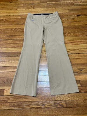 Express Womens Editor Bootcut Dress Pants Size 8 Camel Tan Stretch Trousers - Image 1 of 4