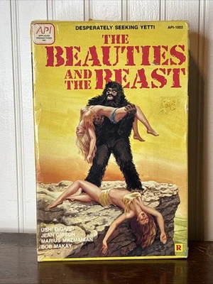 THE BEAUTIES AND THE BEAST -VHS•API BIG BOX•HYPER RARE•Yeti•Bigfoot•Tested Works - Image 1 of 4