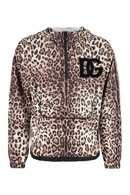 Impermeable Dolce & Gabbana Techno Tela Estampado Leopardo Con Capucha Talla 52 XL USADO EN EXCELENTE ESTADO Foto 1 de 4