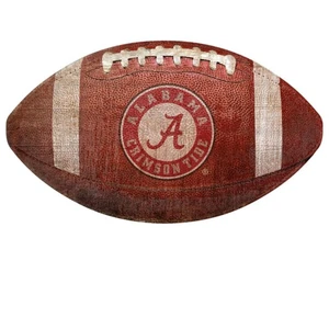 Alabama Crimson Tide 12in Football Shaped Sign - Picture 1 of 1