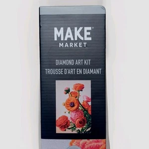 Make Market Diamond Art Poppies flowers 20" x 30" new in box  - Picture 1 of 20