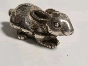 Sterling Silver 925 Miniature Rabbit/Hare - 18g - Picture 1 of 5