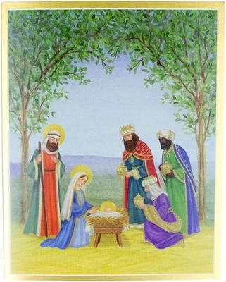 Caspari Boxed Christmas Cards, Nativity Scene - 15 Cards (104001) - Image 1 of 4
