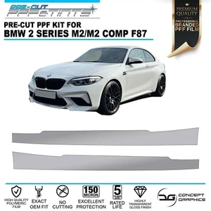 Kit de película de protección de pintura PPF protector de piedra faldones laterales para BMW M2 F87/M2 Comp - Imagen 1 de 3