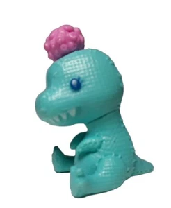 Mattel Dinosaur Figure Girl Rockelle Cave Club Teddy Rex Pink Blue Cute 2 Inch  - Picture 1 of 5