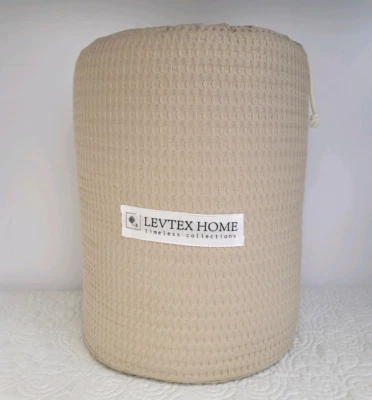 Levtex Home Cloud Waffle Textured 3Pc. Full/Queen Comforter Set Taupe - Image 1 of 4