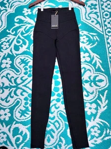 BGL Women's High Waist Black Skinny Pants Sz 2 NWT , Stretch, Zip Ankle - Picture 1 of 5
