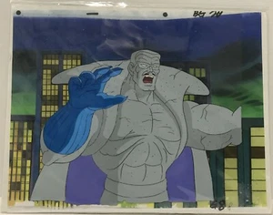 Celda de animación de gárgola gris pintada a mano original Marvel con fondo {G8} - Imagen 1 de 2