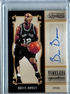 2012-13 TIMELESS TREASURES SIGNATURES AUTO BRUCE BOWEN SPURS 53/199 - Picture 1 of 2