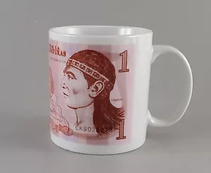Honduras Coffee Mug with Honduran Lempira Banknote Image - Picture 1 of 7