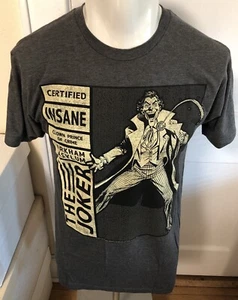 DC Comics T-Shirt Mens Med NWT Joker Clown Prince Of Crime Arkham Asylum Tultex - Picture 1 of 9