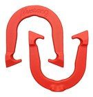 Mustang Pro Professional Pitching Horseshoes- Red, One Pair, Made in USA