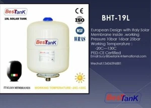 19L Vertical Solar System Water Pressure Tank Expantion Tank / 5.06 Gallons - Picture 1 of 5