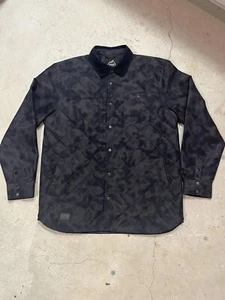 Vintage Vans Simich Mountain Edition Jacket Men’s XL Black/Smoke Tie Dye - Picture 1 of 9