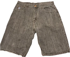 G-Unit Men’s Jean Shorts Size 40 Gray Baggy Hip Hop Y2K 00s Official Style - Picture 1 of 8