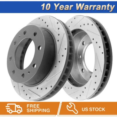 Rotores de freno delanteros para Chevrolet Silverado GMC Sierra 2500HD 2001 2002-2010 Foto 1 de 4