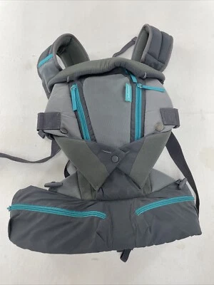 Infantino Gray Black Adjustable Strap Carry On Multi Pocket Baby Carrier - Image 1 of 4