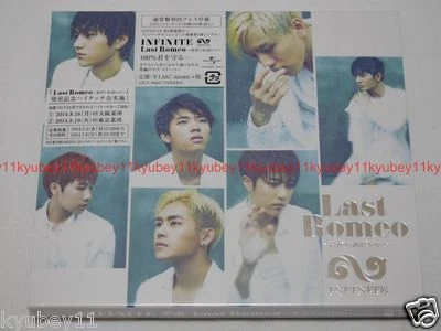 New INFINITE LAST ROMEO Regular Edition First Press CD Booklet Photocard Japan - Image 1 of 3