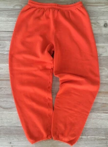 Vintage SOFFE UVA University Of Virginia Sweatpants Orange LARGE USA - Picture 1 of 3