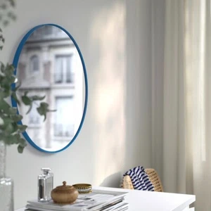 Ikea LINDBYN Mirror, blue 19 5/8 " for Rooms, Bathroom New - Picture 1 of 6