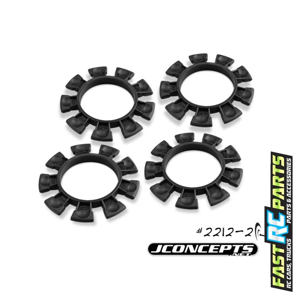 JConcepts Satellite Tires Gluing Rubber Bands Black (4) JCO2212-2 - Image 1 of 1