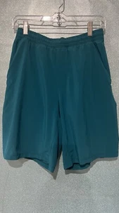 Lululemon Pace Breaker Mens Lined Shorts M Teal - Picture 1 of 4