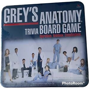 Grey's Anatomy Trivia Board Game 2007 Tin Box Edition NEW Sealed