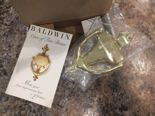 Baldwin Beautiful Polished Brass Door Knocker with Hardware in Box