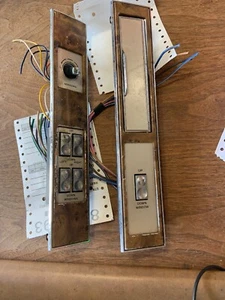 1990 Lesabre Power Window Switches Pair 4 Door Woodgrain Stainless Ashtray - Imagen 1 de 3