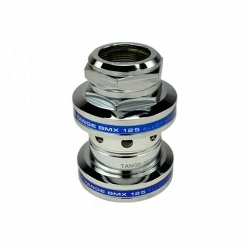 Genuine Tange MX-125 Aluminium Headset - Chrome & Blue - Old School BMX Style - Image 1 of 1