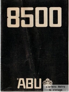 Instrucciones ABU 8500 - Pesca vintage - 31-11066 - Imagen 1 de 2