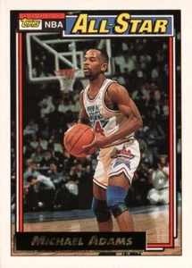 1992-93 Topps Gold #114 - Michael Adams AS - Washington Bullets 92-641 - Imagen 1 de 2