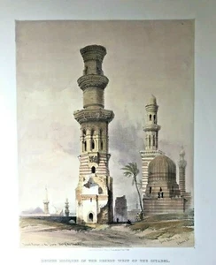 Ruined Mosque In The Dessert West Of The Citadel, By David Roberts, Date1845. - Picture 1 of 7