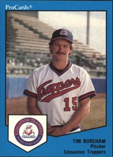 1989 Edmonton Trappers ProCards #553 Tim Burcham