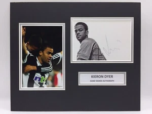 RARE Kieron Dyer Newcastle Signed Photo Display + COA AUTOGRAPH NUFC SASIGNED - Picture 1 of 6