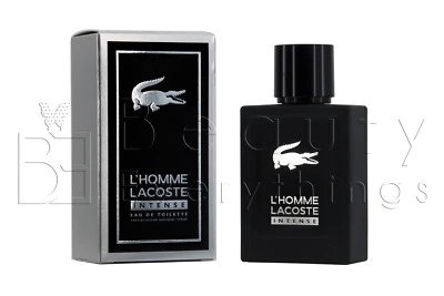 Lacoste L'Homme Intense 1.6oz / 50ml Eau De Toilette Spray NIB Sealed For Men - Image 1 of 3