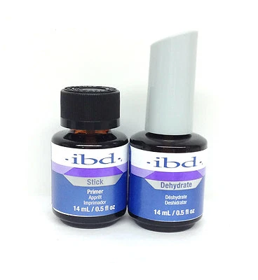 IBD DUO - IMPRIMACIÓN EN BARRA + Deshidratador de uñas deshidratado agente equilibrador de pH 0,5 oz e/a Foto 1 de 3