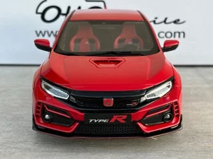 1/18 Honda Civic Type R FK8 rally Red Otto Ottomobile - Imagen 1 de 9