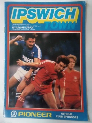 Ipswich Town v Tottenham Hotspurs Division 1 Football Programme, 27 August 1983 - Image 1 of 4