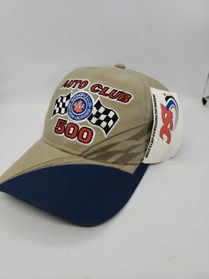 Sombrero de carreras Nascar ganador de Kurt Busch California Auto Club Speedway 500 2003 Y2k Foto 1 de 4